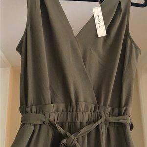 Size M Olive Green Jumpsuit